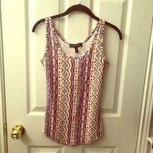 NWT Patterned tank top